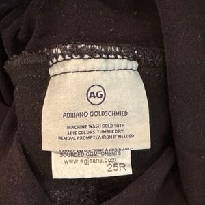 AG Maternity Black ripped skinny Jeans